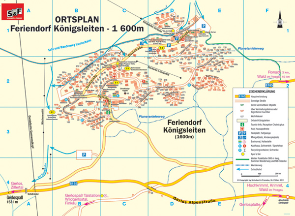 Plattegrond Königsleiten